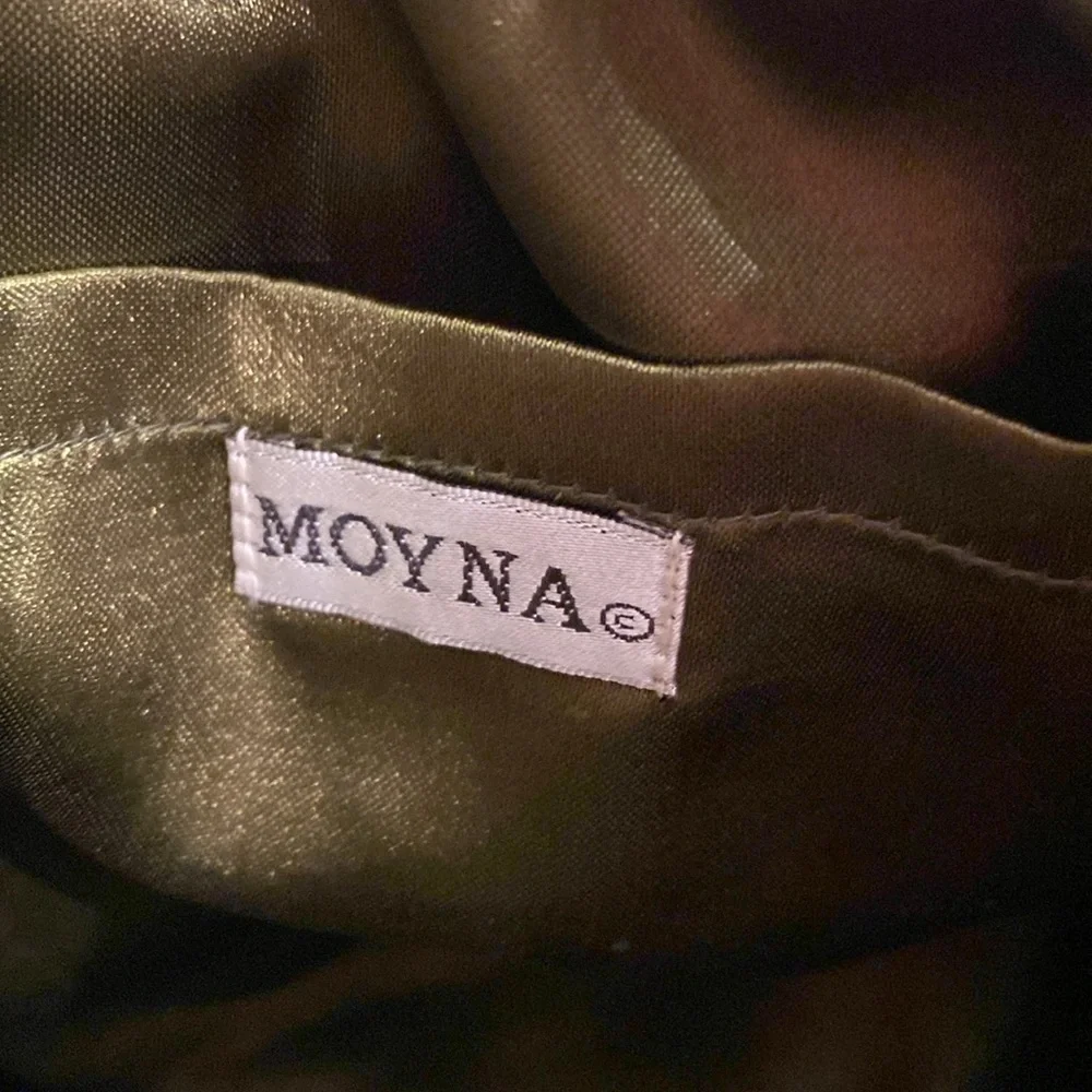 Moyna Ladies‎ Embroidered Tote Handbag.  Never Used.  White w/green. - Picture 7 of 7